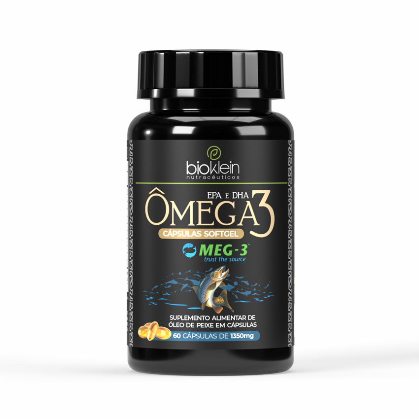 Ômega-3 1000mg - MEG-3 - 60 Cápsulas